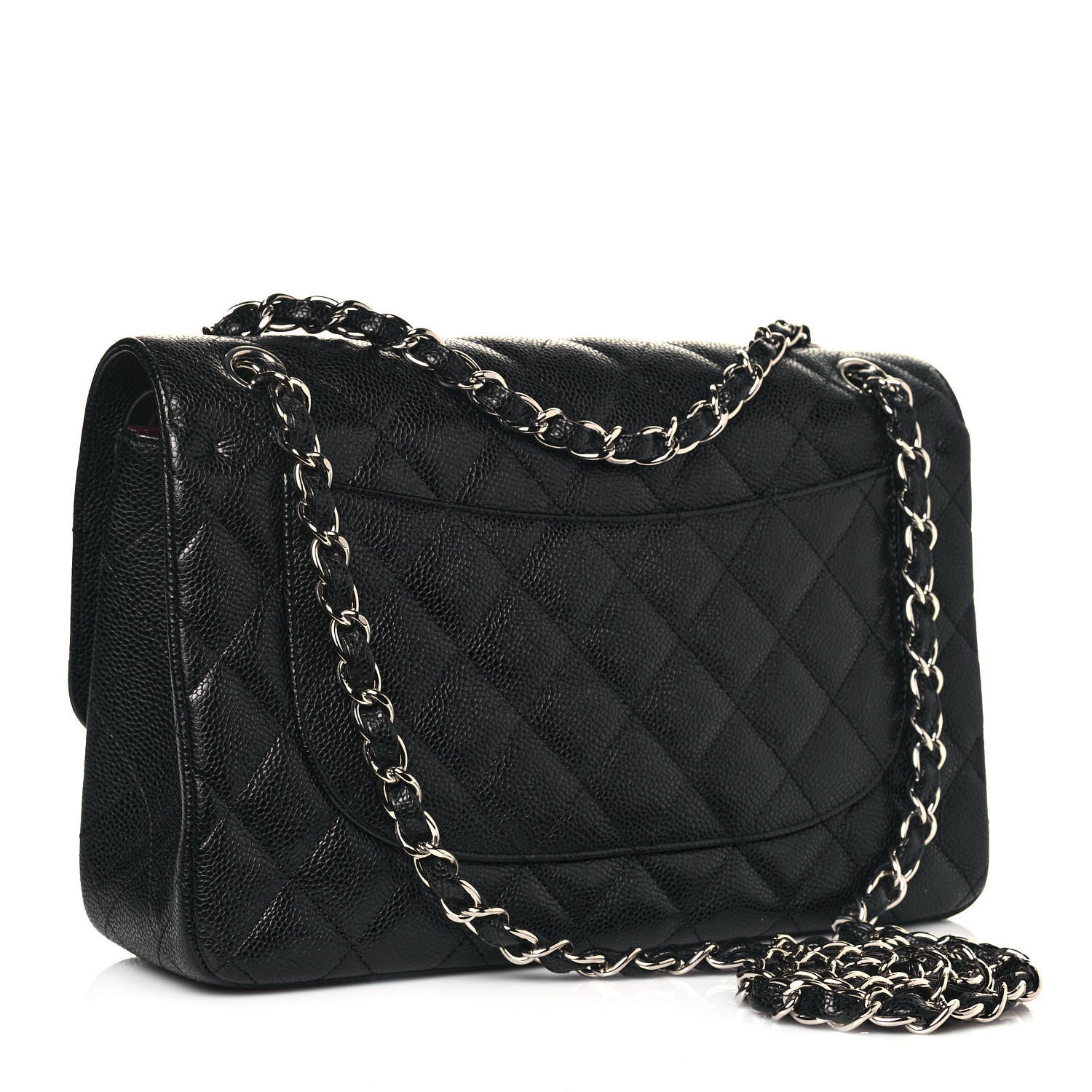 Chanel Caviar Quilted Jumbo Double Flap Black 4 of 17