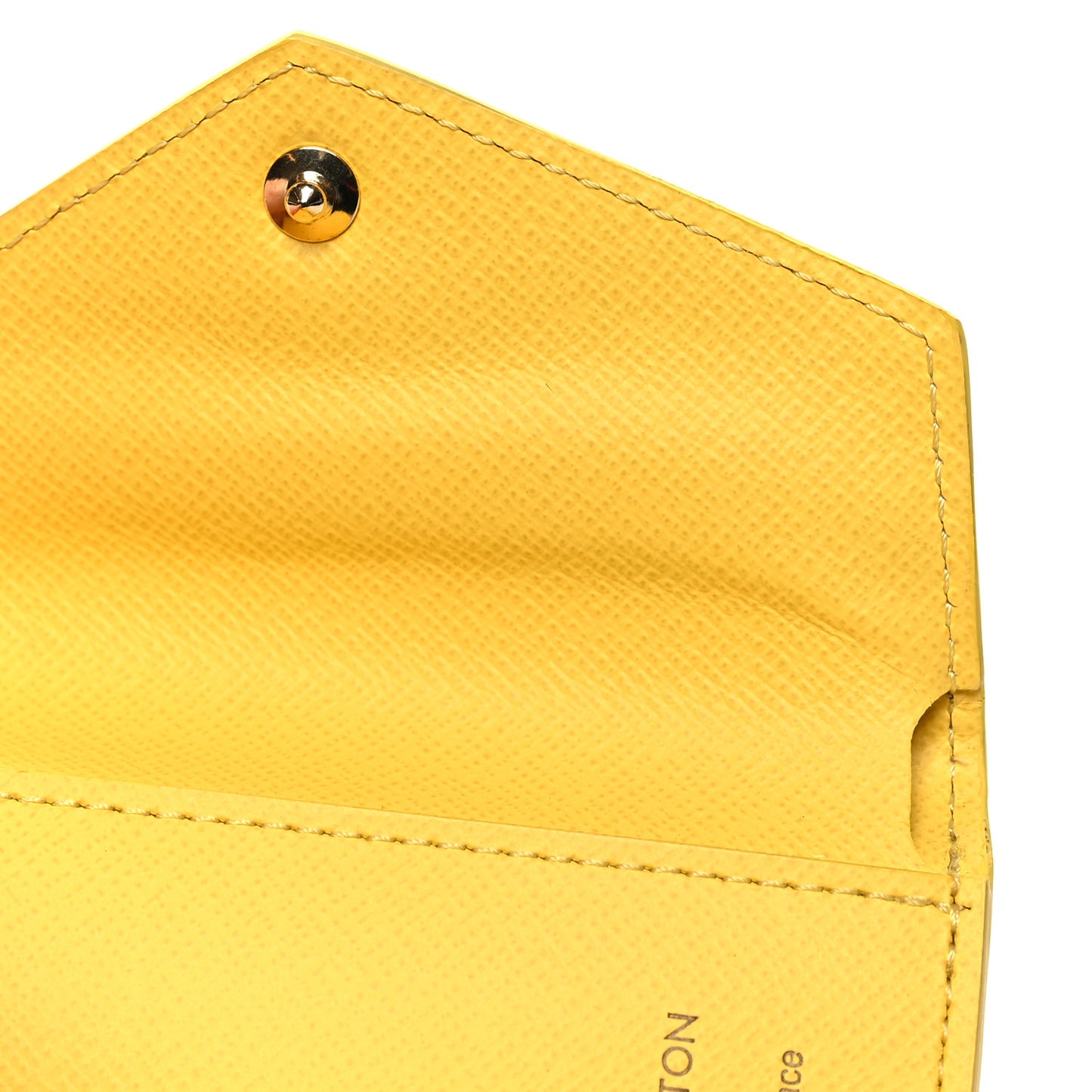 Damier Azur Zoe Wallet Jaune Pale