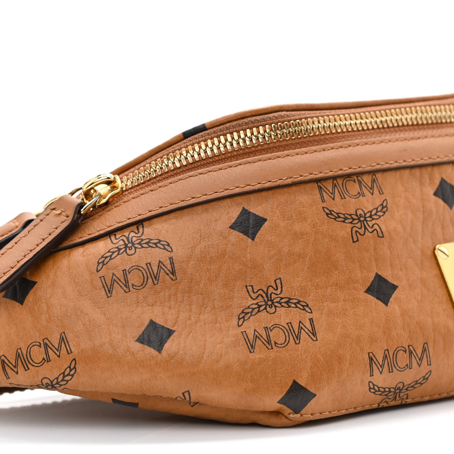 Visetos Small Fusten Belt Bag Cognac