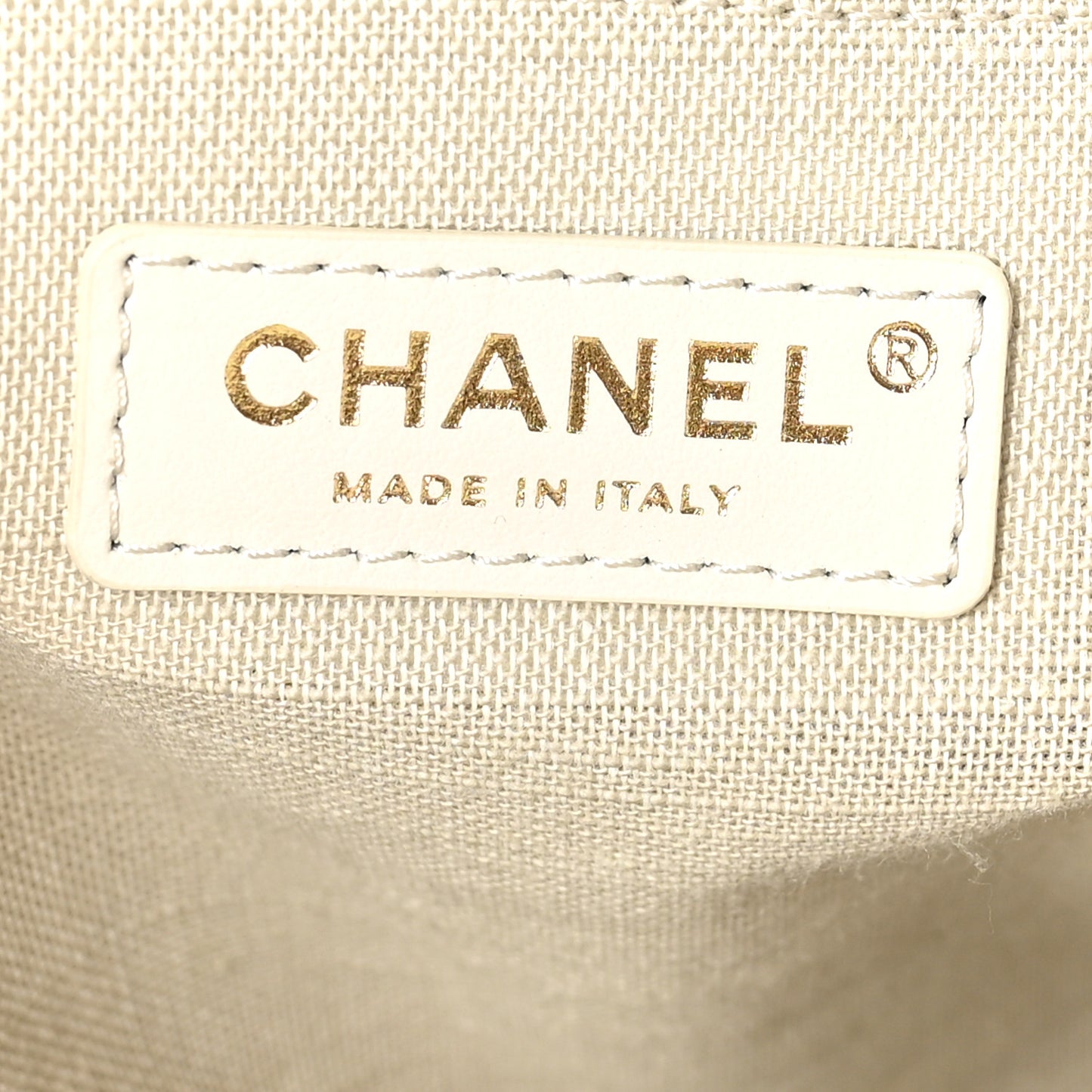 Cotton Medium Deauville Tote White