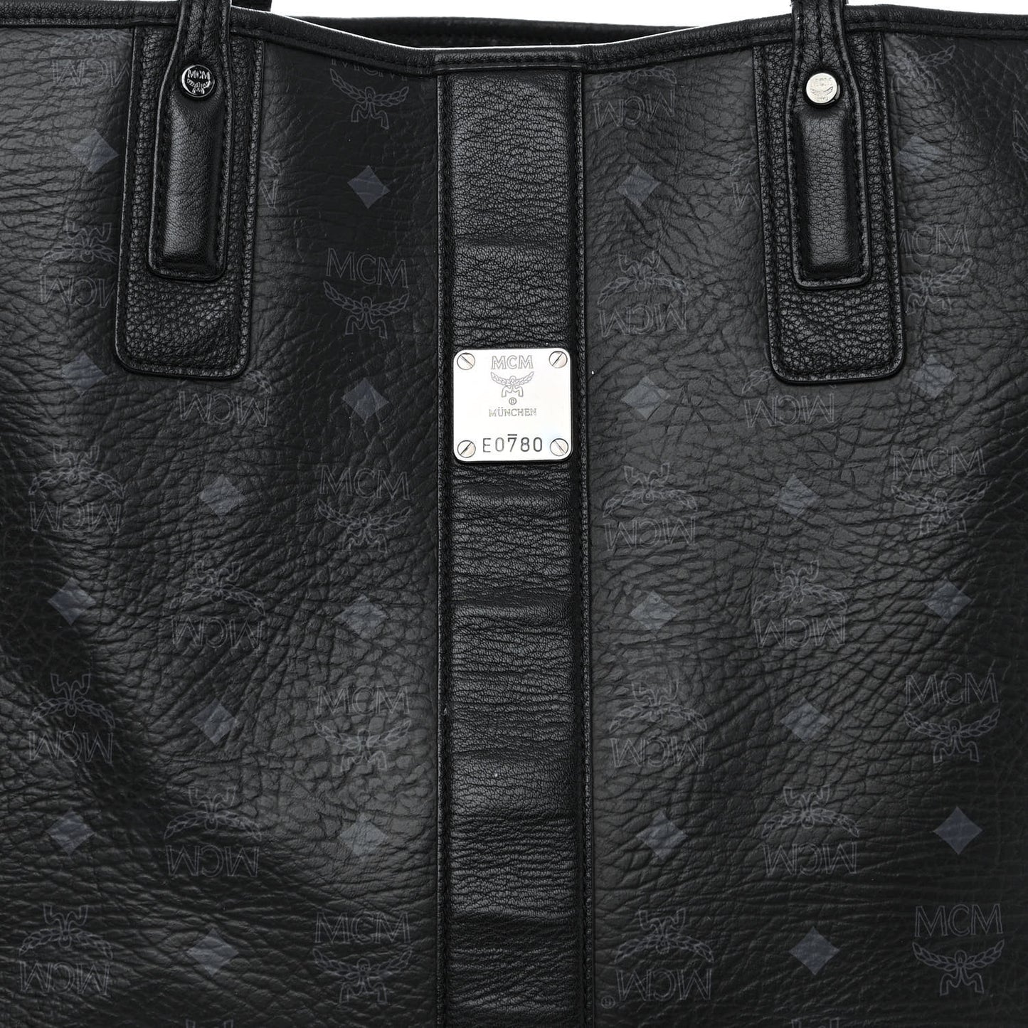Visetos Large Liz Reversible Shopper Tote Black