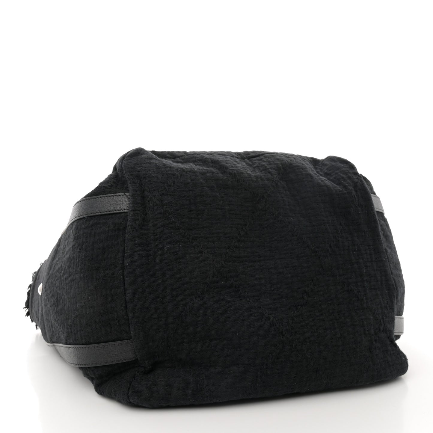 Canvas Small Double Face Tote Black