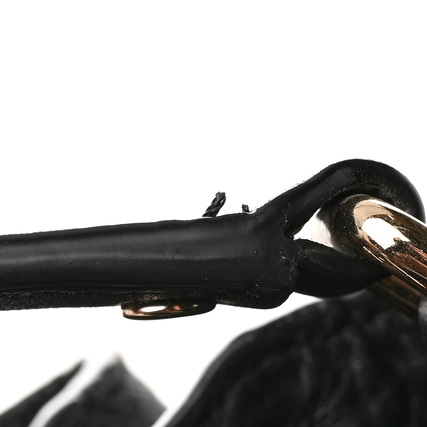 Grainy Calfskin House Check Medium Maidstone Black