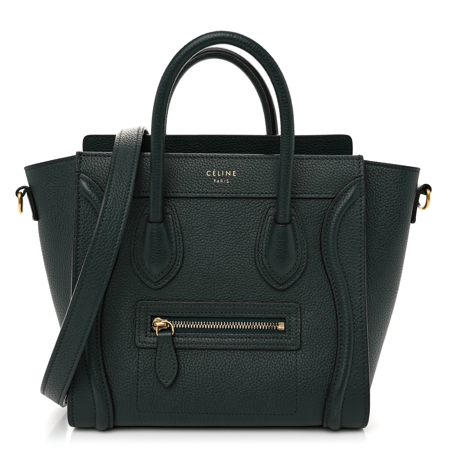 Drummed Calfskin Nano Luggage Amazone