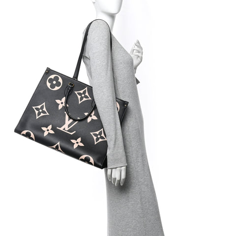 Empreinte Monogram Giant Onthego GM Black Beige