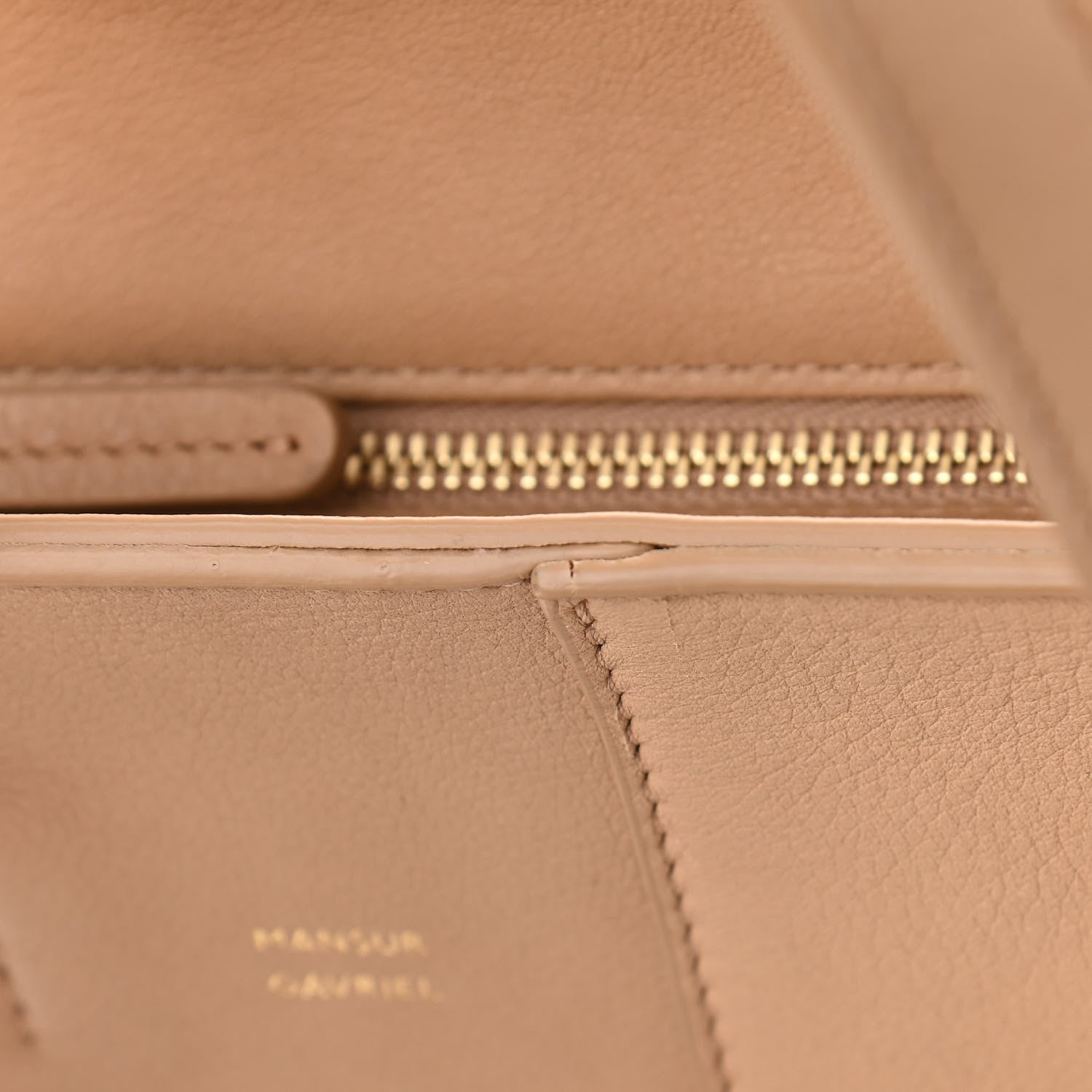 Mansur Gavriel Calfskin Mini Zip Multitude Tote Nocciola 10 of 10