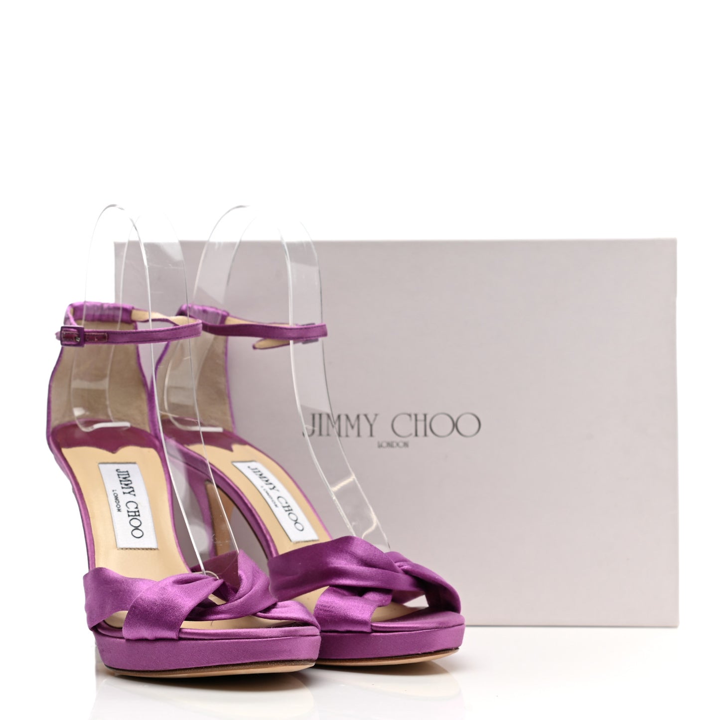 Satin Marion 100 Sandals 36 Pink