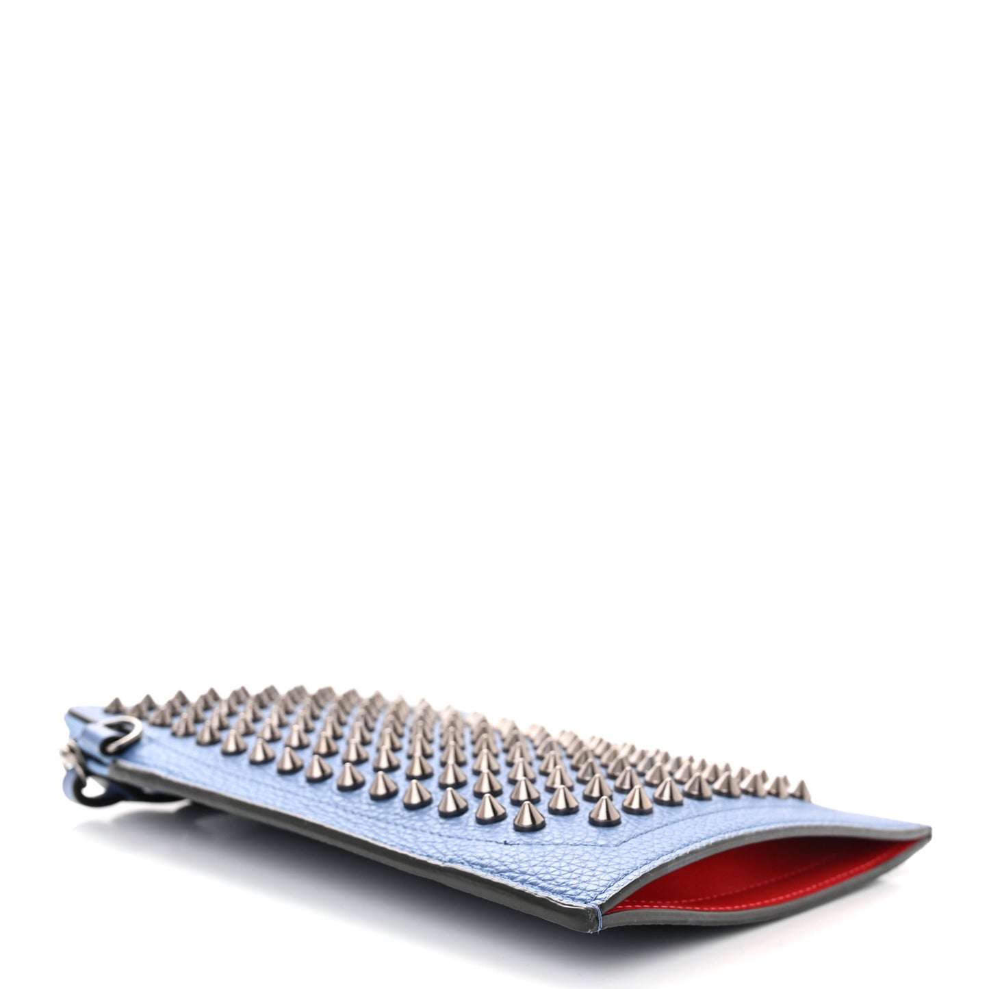 Empire Calfskin Spikes Loubilab Clutch Jeans