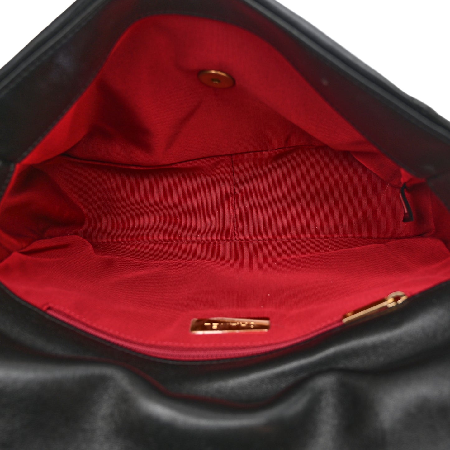 Lambskin Quilted Large Chanel 19 Flap Black