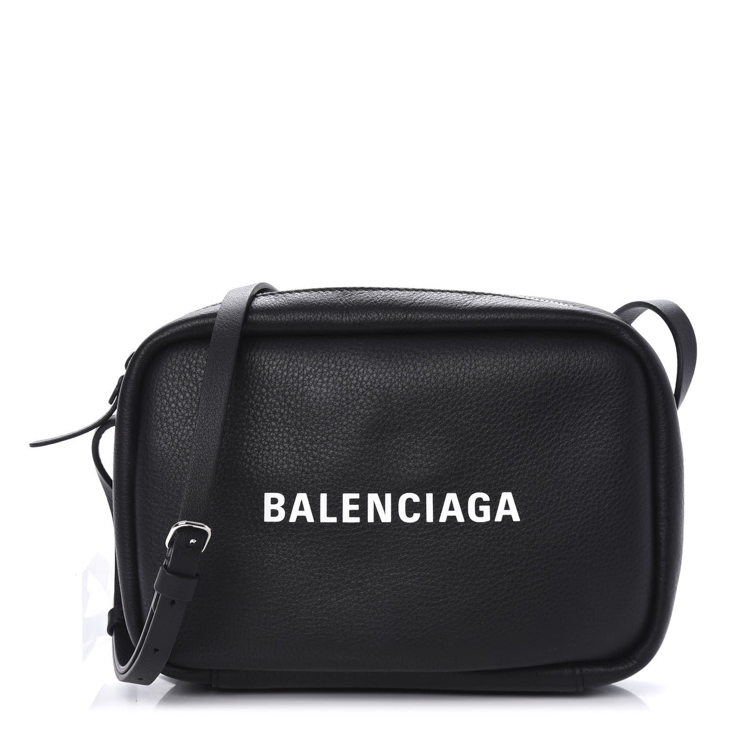 Calfskin Logo S Everyday Camera Bag Black