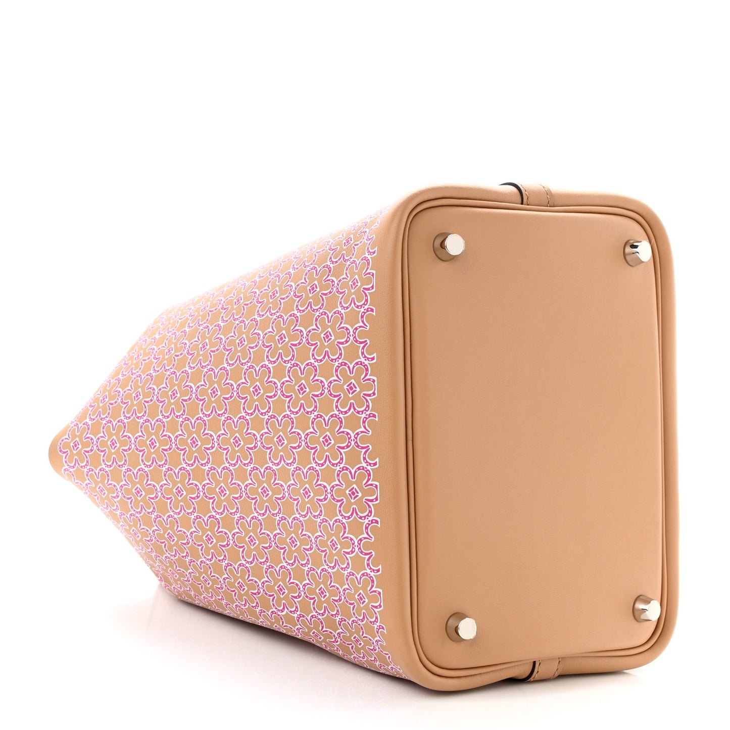 Swift Lucky Daisy Picotin Lock 18 PM Chai Rose White