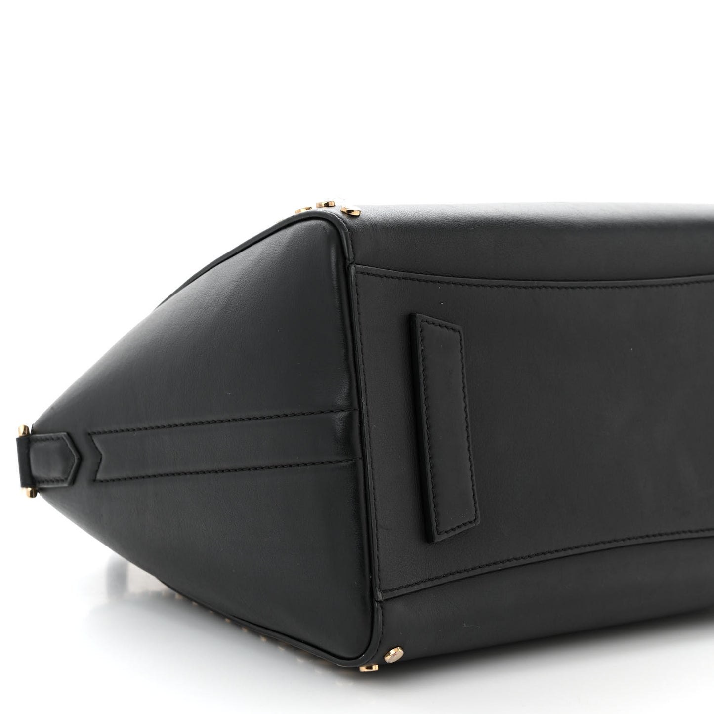 Smooth Calfskin Small Studded Antigona Black