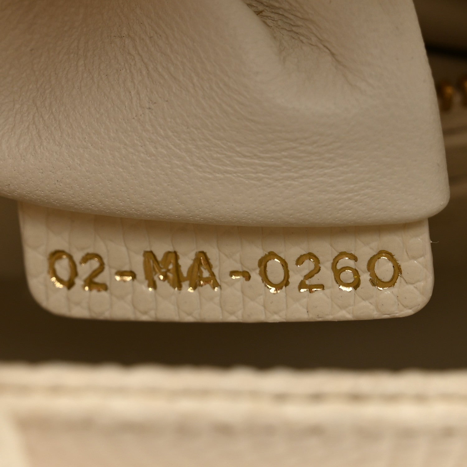 Christian Dior Lizard Mini Lady Dior White 8 of 11