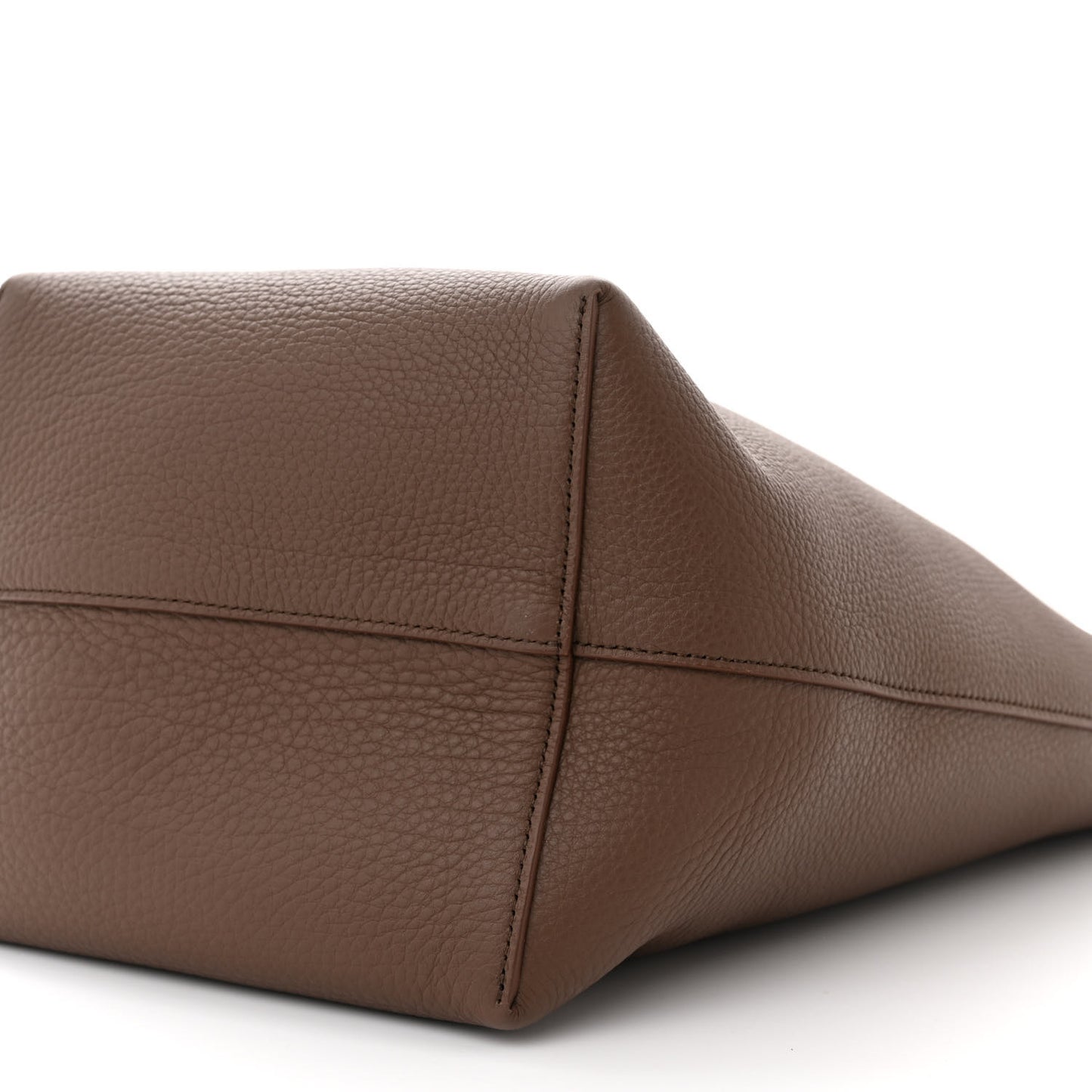 Grained Calfskin Medium N/S Park Tote Brown