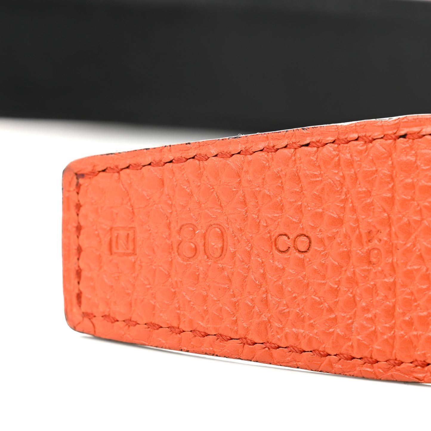 Swift Togo Constance H Belt 80 Black Orange