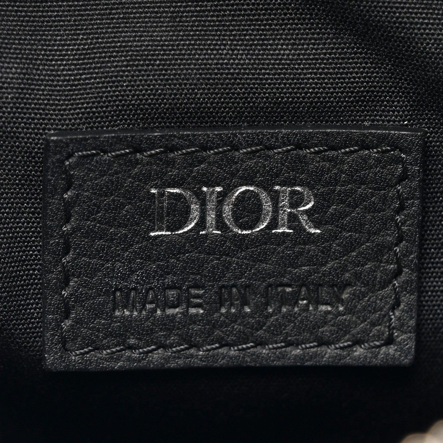 Christian Dior Oblique Mens Saddle Bag Blue 6 of 12