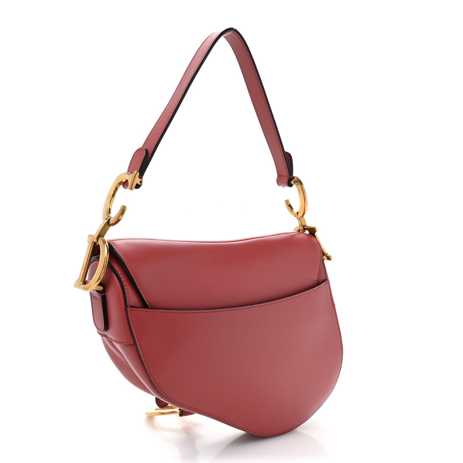 Christian Dior Calfskin Saddle Bag Pink 3 of 10
