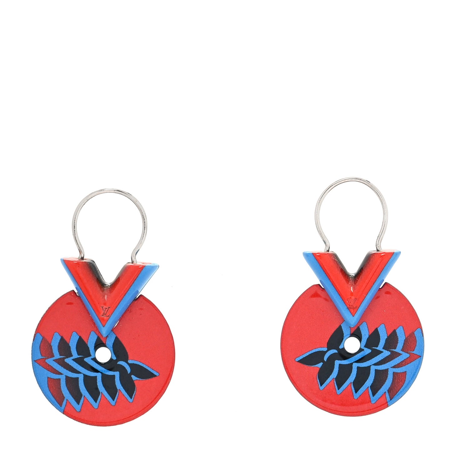Enamel Palladium Essential V Gong BB Earrings