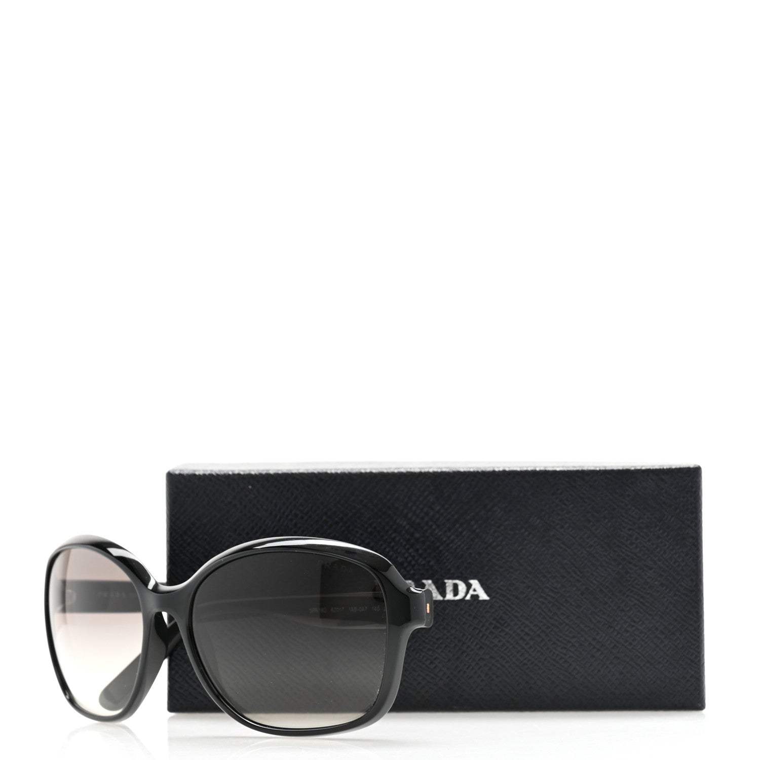 Prada Square Sunglasses SPR 18Q Black 9 of 9