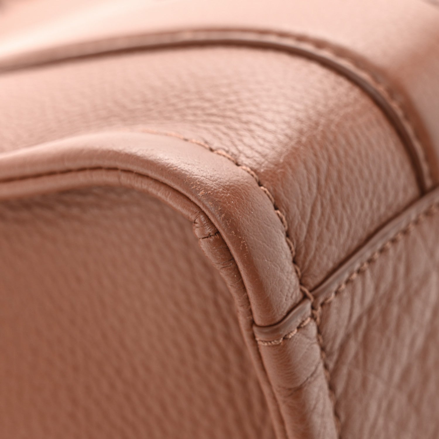 Marc Jacobs Grained Calfskin Mini The Tote Bag Argan Oil 12 of 18