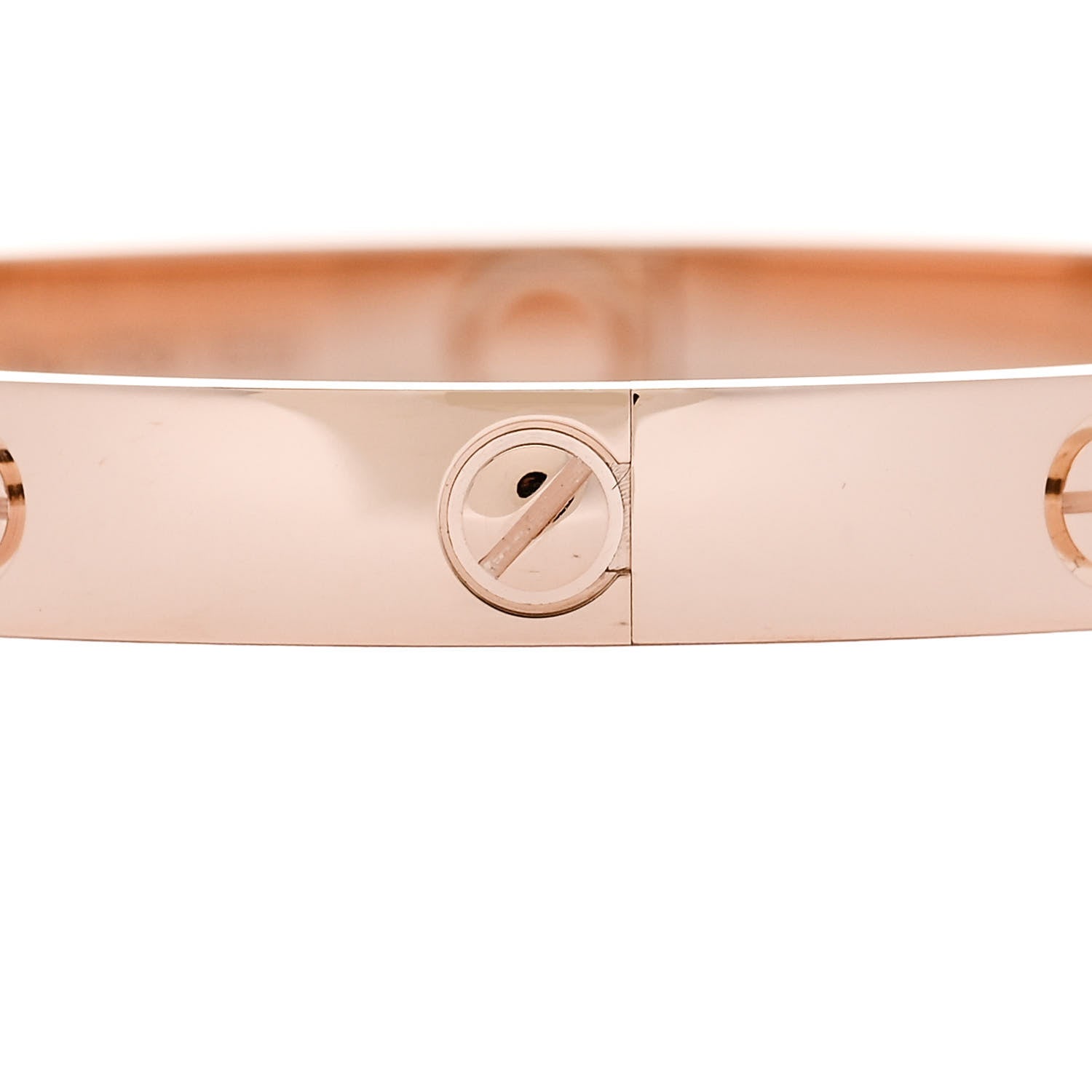 Cartier 18K Pink Gold LOVE Bracelet 17 4 of 8