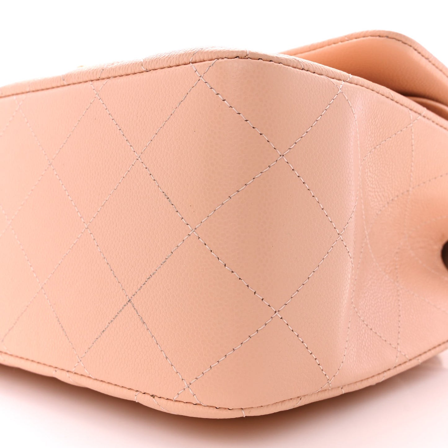 Caviar Quilted Jumbo Double Flap Light Pink