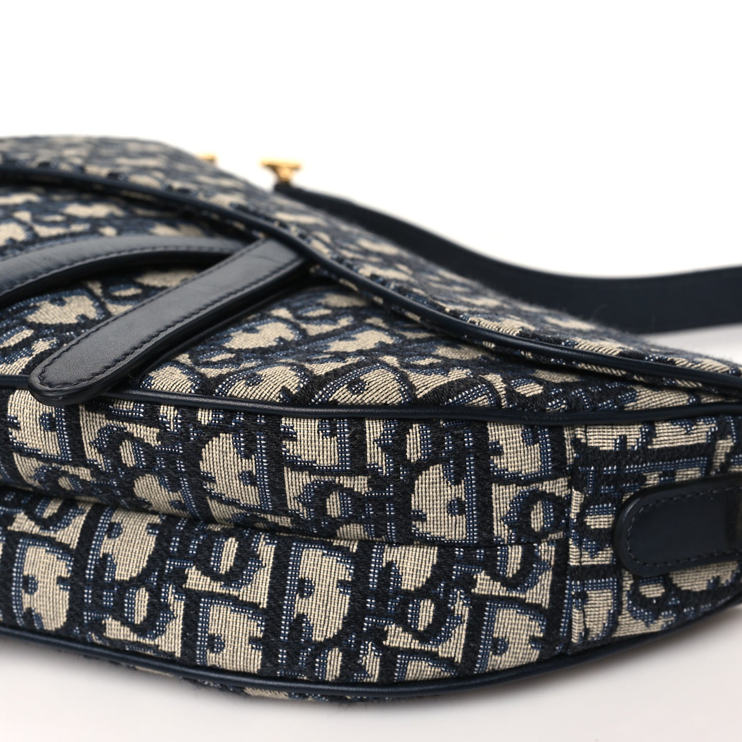 Oblique Saddle Bag Blue