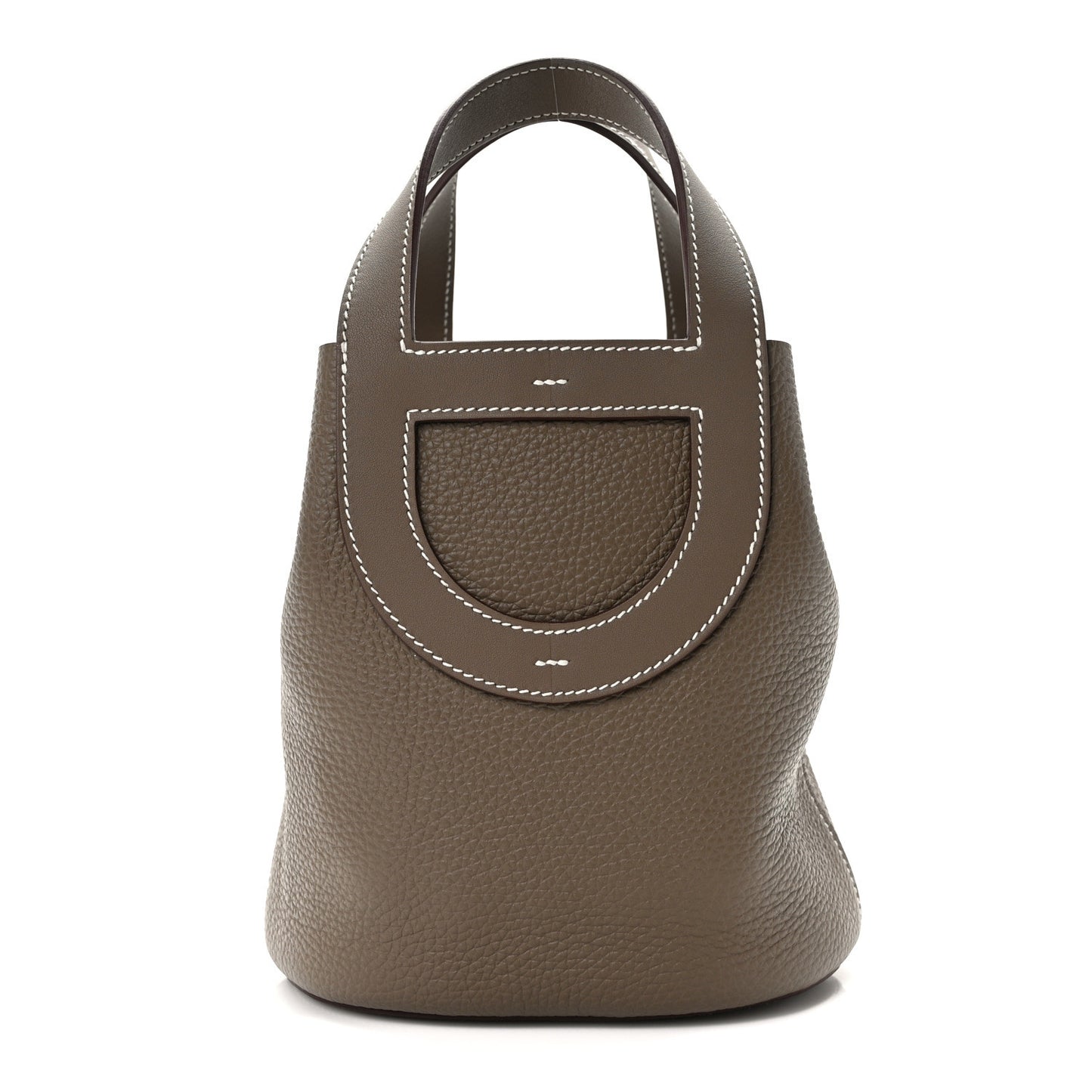 Taurillon Clemence Swift In-The-Loop 18 Bag Etoupe