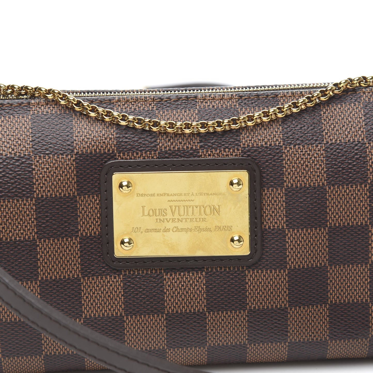Damier Ebene Eva Clutch