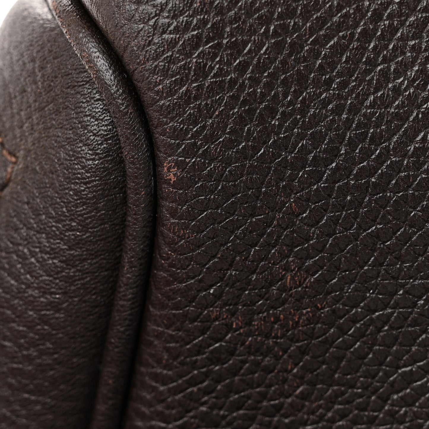 Grained Calfskin Medium Jennifer Crossbody Bag Brown
