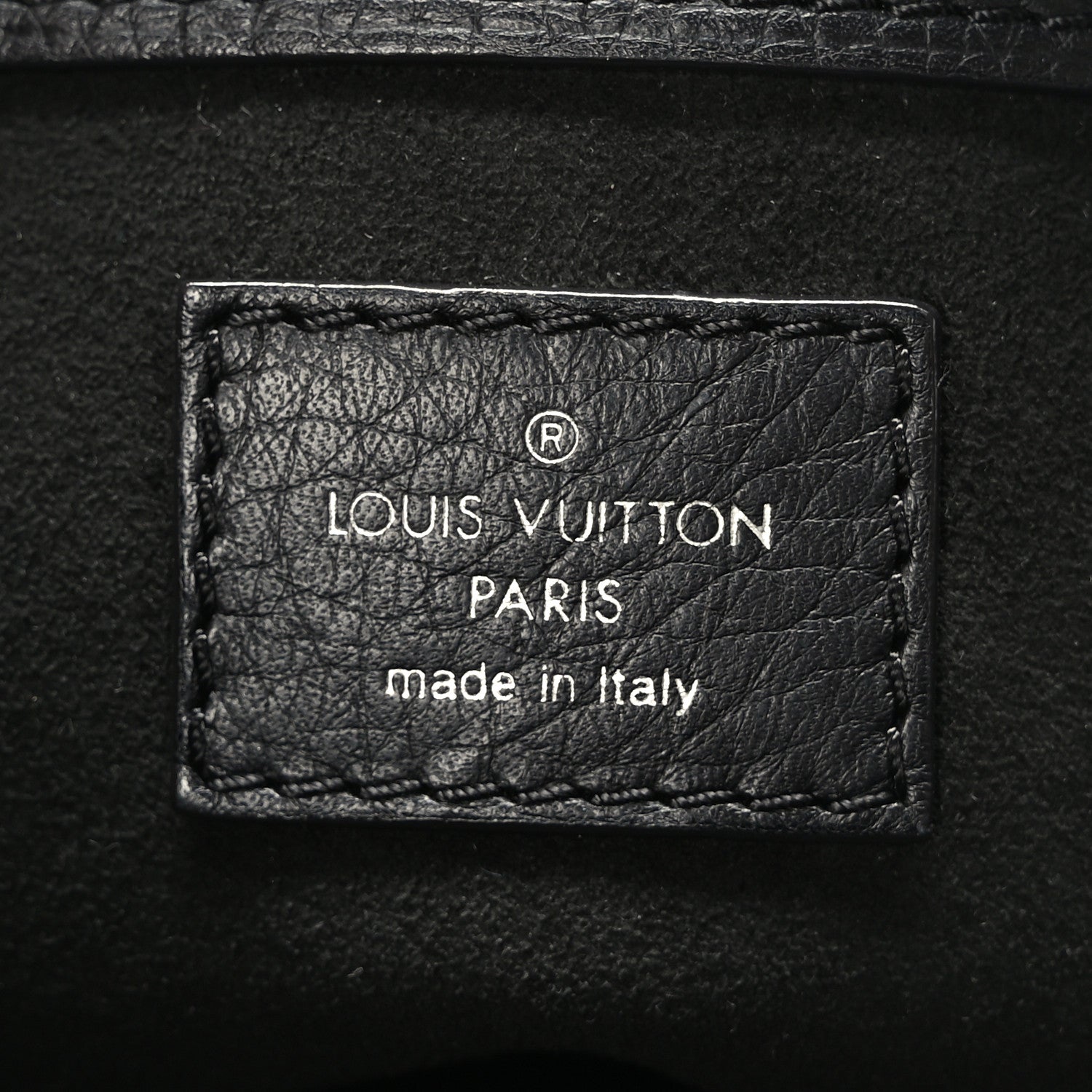 Louis Vuitton Calfskin Monogram Revelation Lockit PM Black 6 of 8