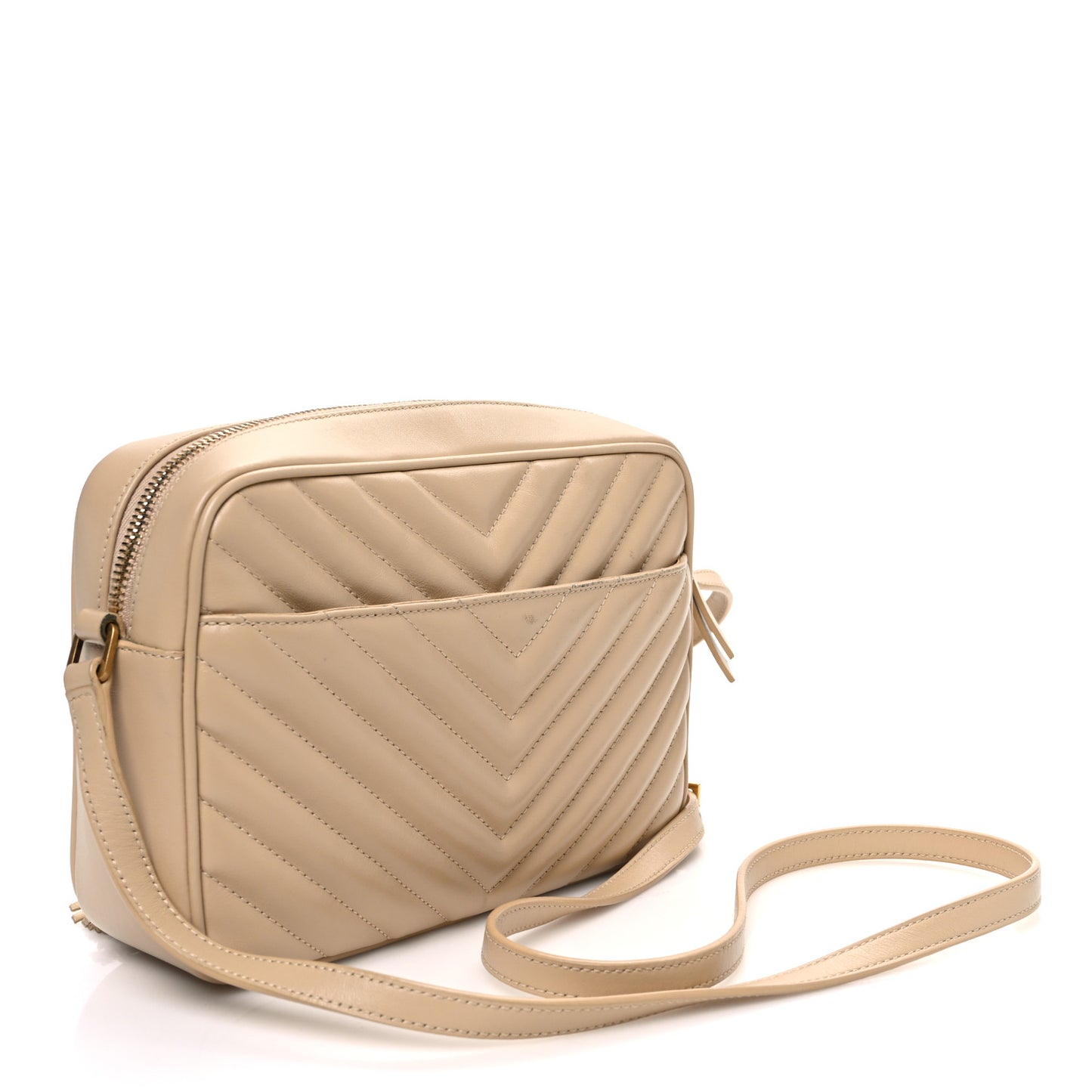 Calfskin Matelasse Monogram Lou Camera Bag Avorio