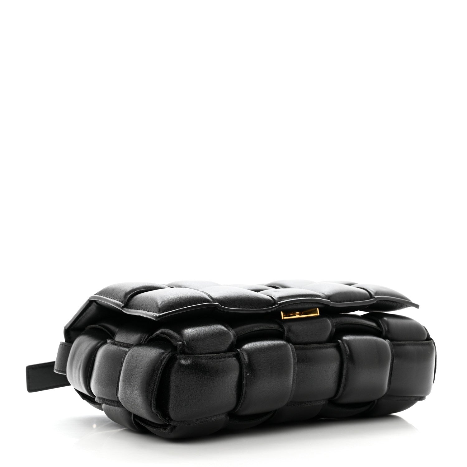 Bottega Veneta Nappa Maxi Intreccio Padded Cassette Crossbody Bag Black 4 of 9