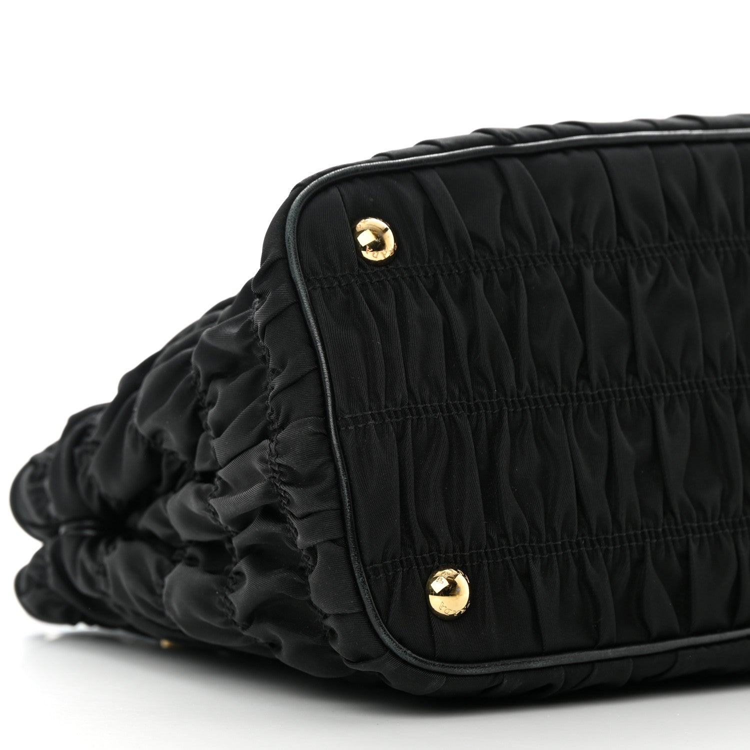 Prada Tessuto Nylon Gaufre Small Tote Black 10 of 16