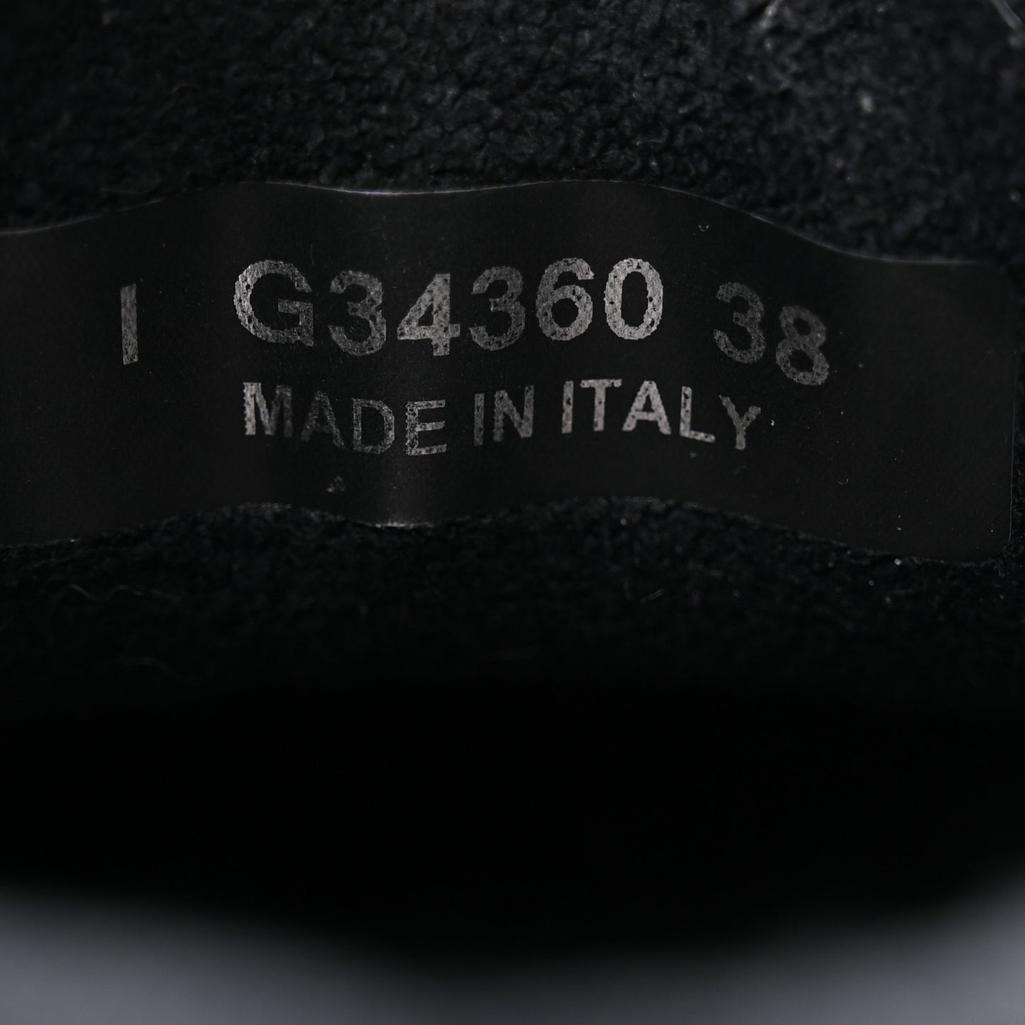 Fabric Calfskin Suede CC Sneakers 38 Black