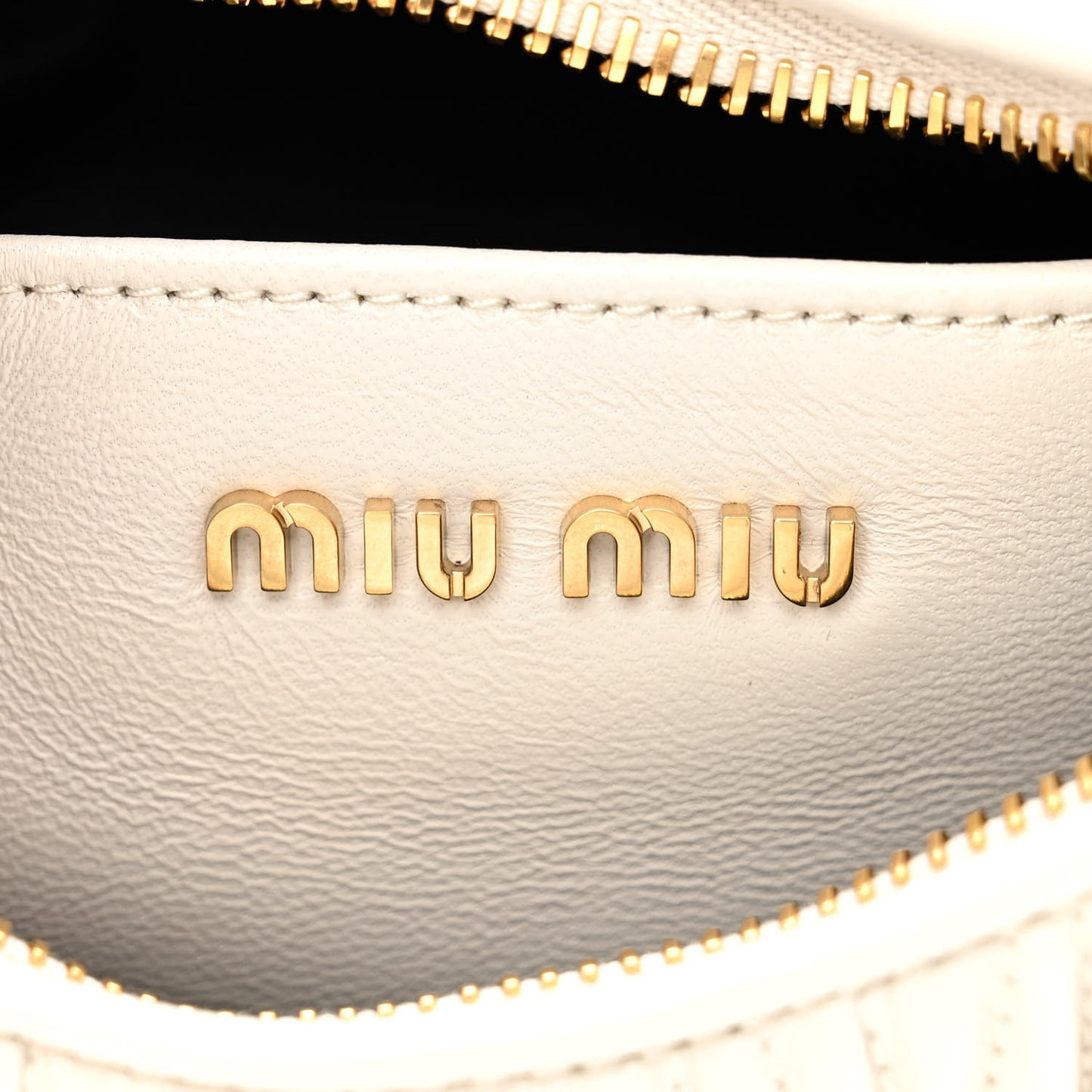 Nappa Matelasse Shoulder Bag White