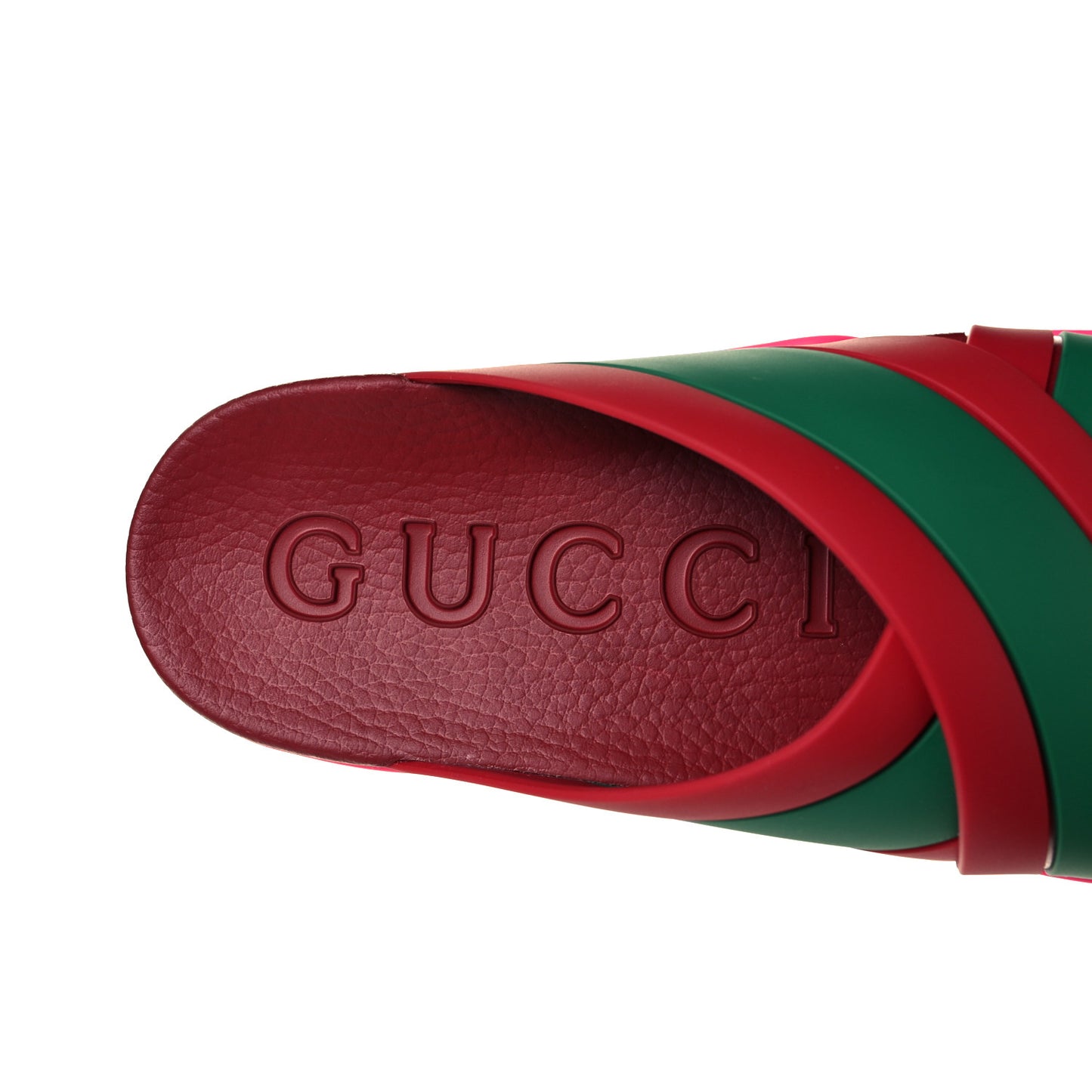 Rubber Web Womens Criss Cross Slide Sandals 42 Coral New Shamarock