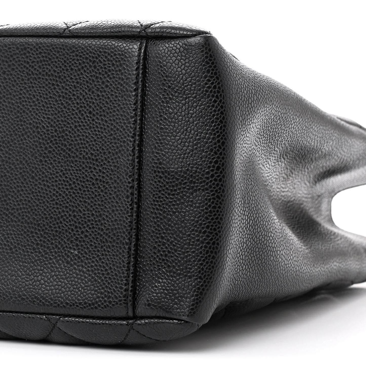 Caviar Quilted Grand Shopping Tote GST Black