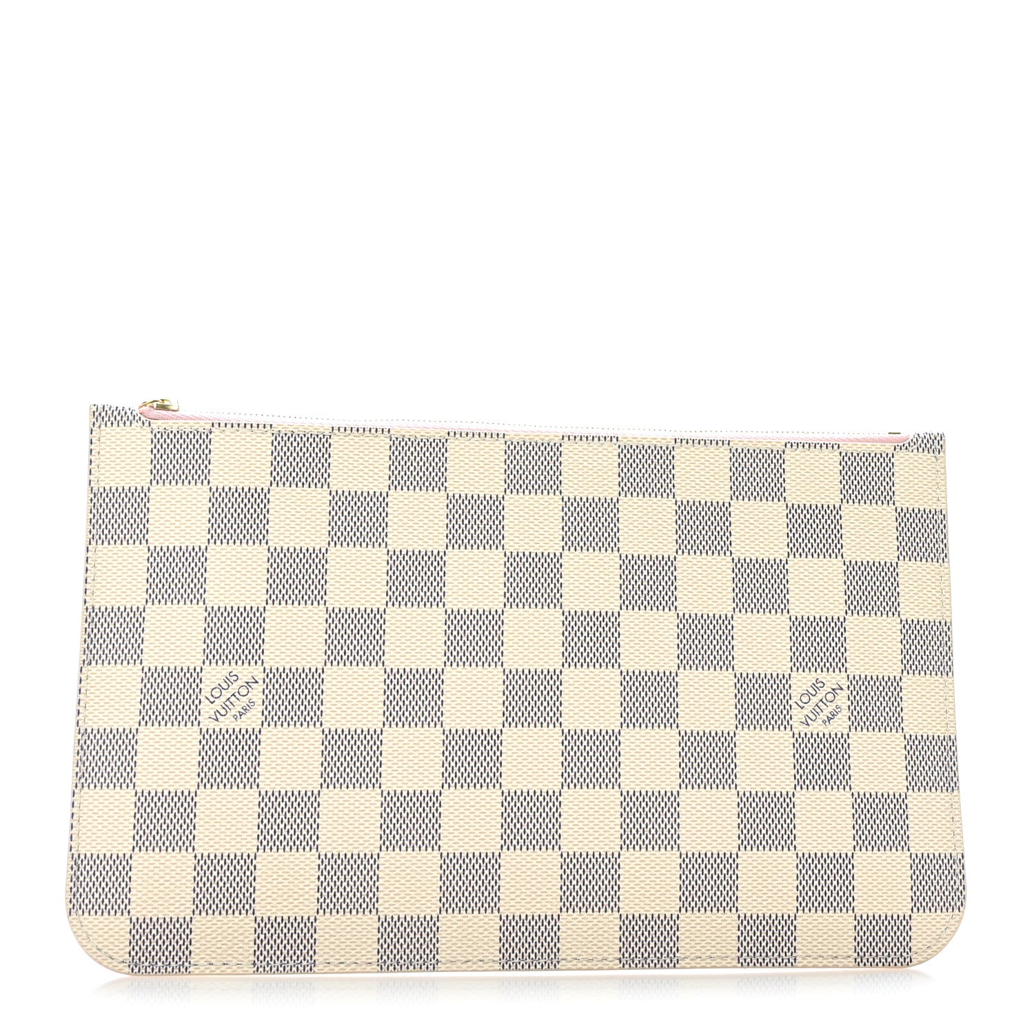 Louis Vuitton Damier Azur Neverfull MM GM Pochette Rose Ballerine 1 of 6