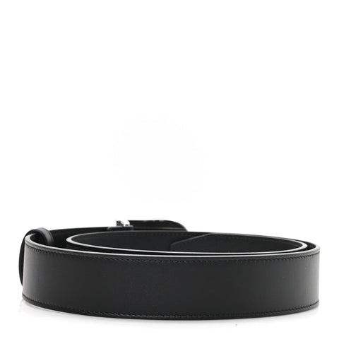 Moon Calfskin Round Plaque 85 34 Black