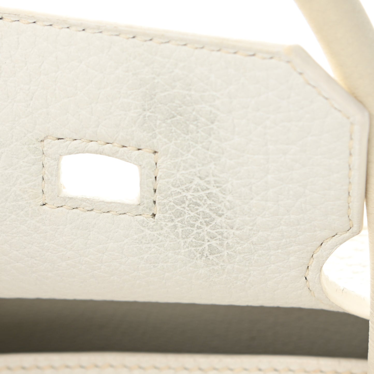 Taurillon Clemence Birkin 35 White