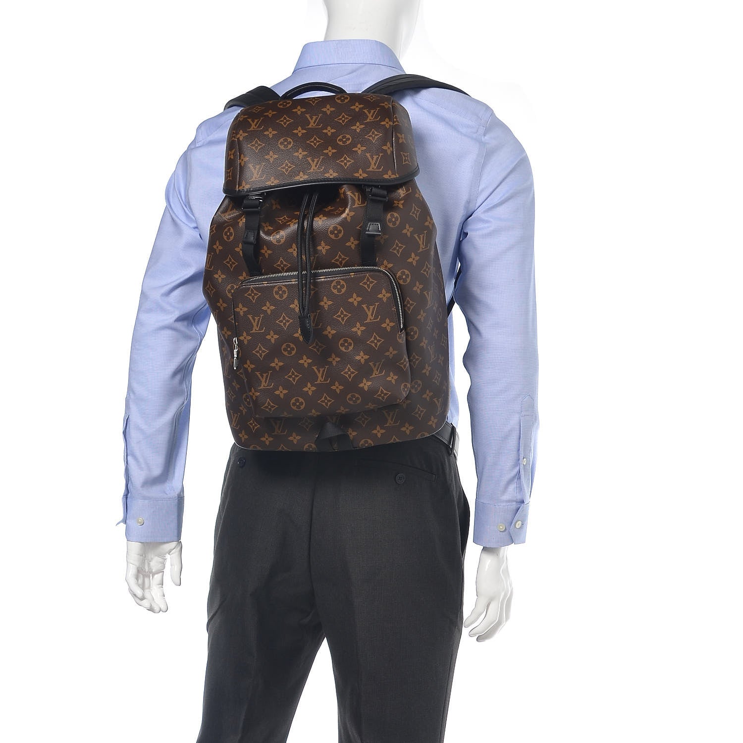 Louis Vuitton Monogram Macassar Zack Backpack 2 of 9