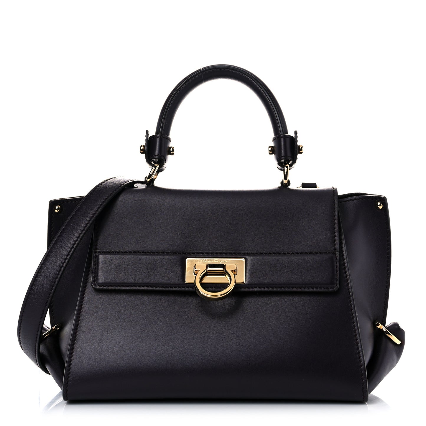 Calfskin Sofia Shoulder Bag Purple