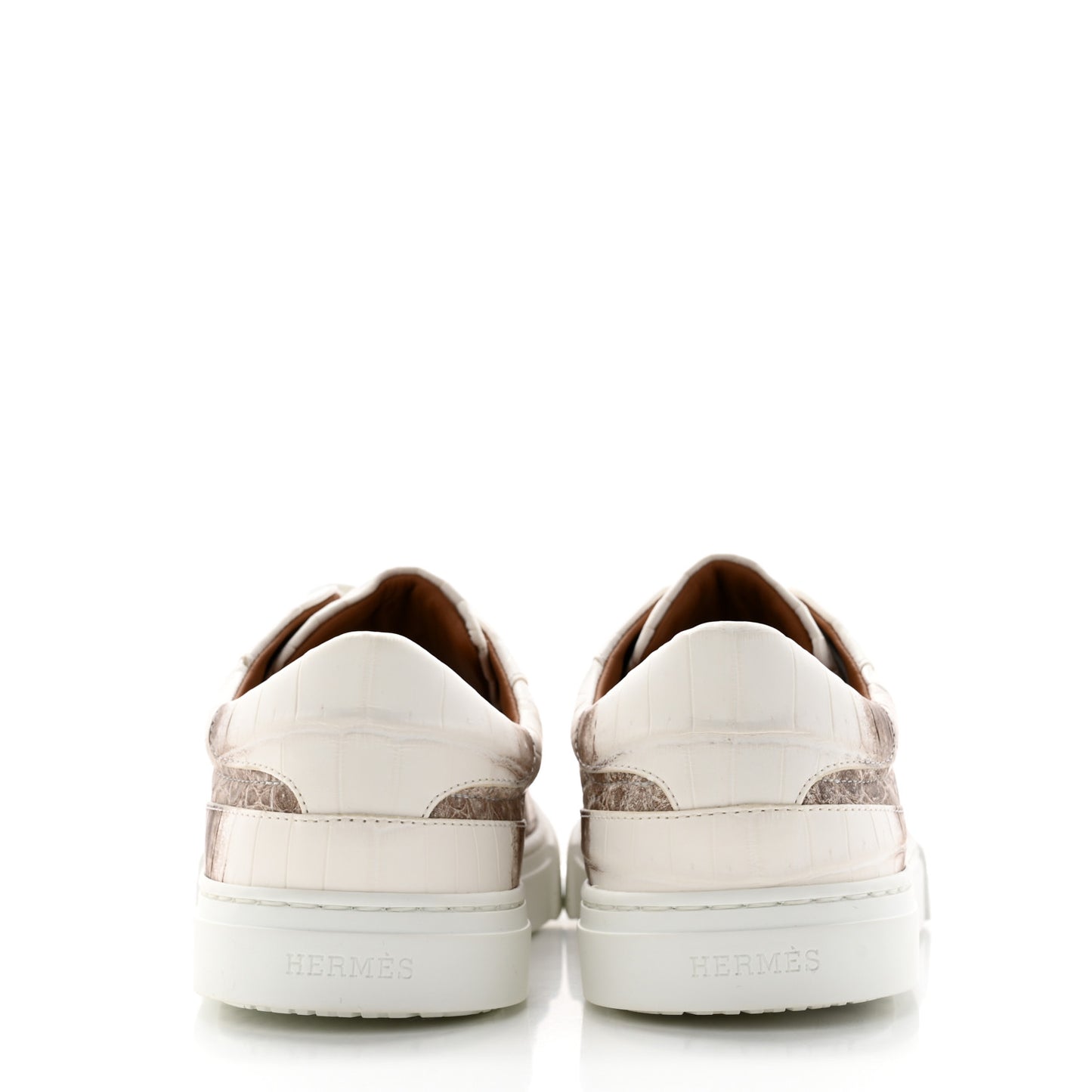 Matte Niloticus Crocodile Himalaya Day Sneaker 37.5 Blanc
