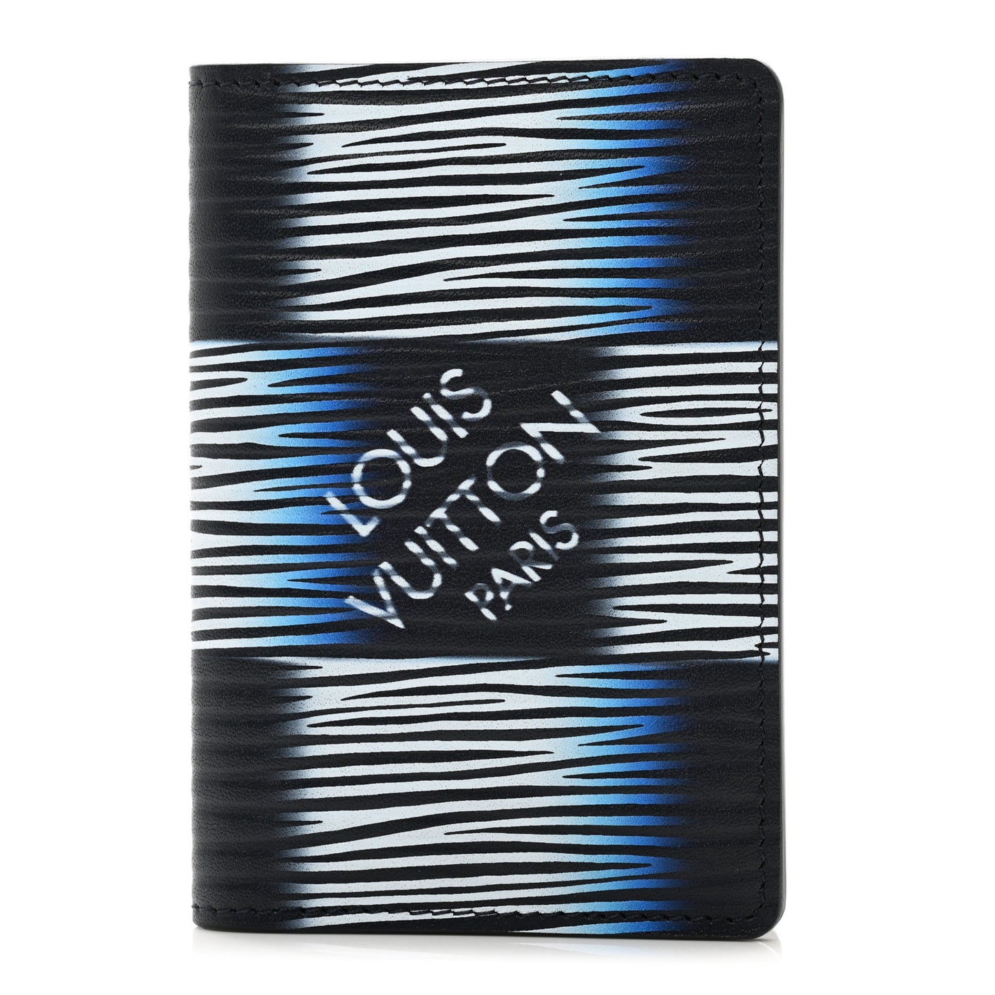 Damier Rush Epi XL Pocket Organizer Blue Moon