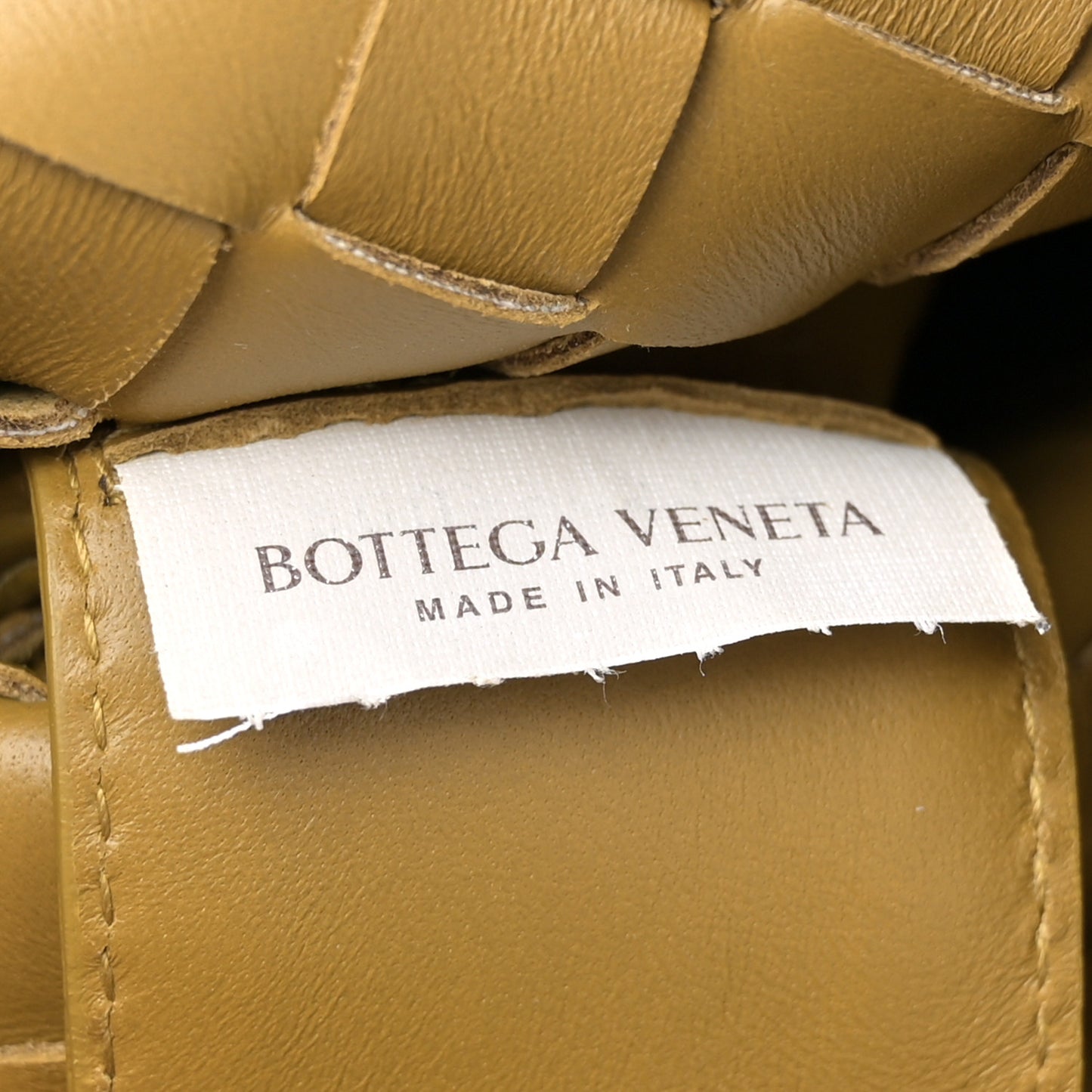 Suede Intrecciato Medium Sardine Bag Limonite