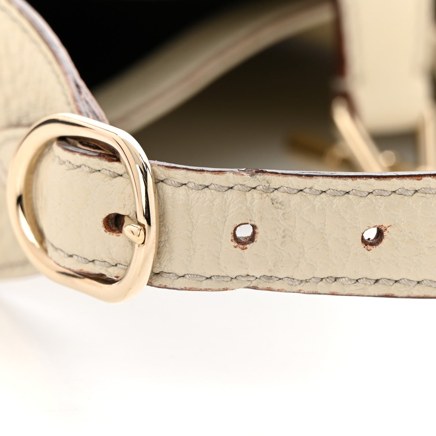 Calfskin Small Jackie O Hobo White