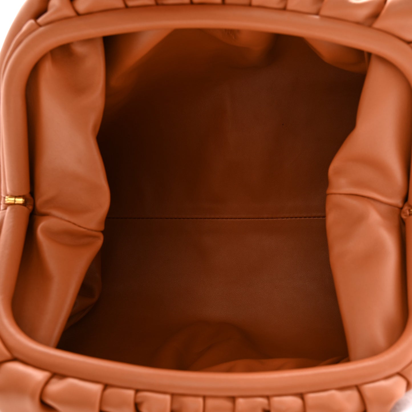 Smooth Butter Calf The Pouch Oversized Clutch Clay