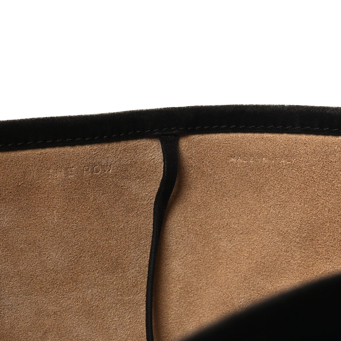 Suede Calfskin Medium N/S Park Tote Dark Brown