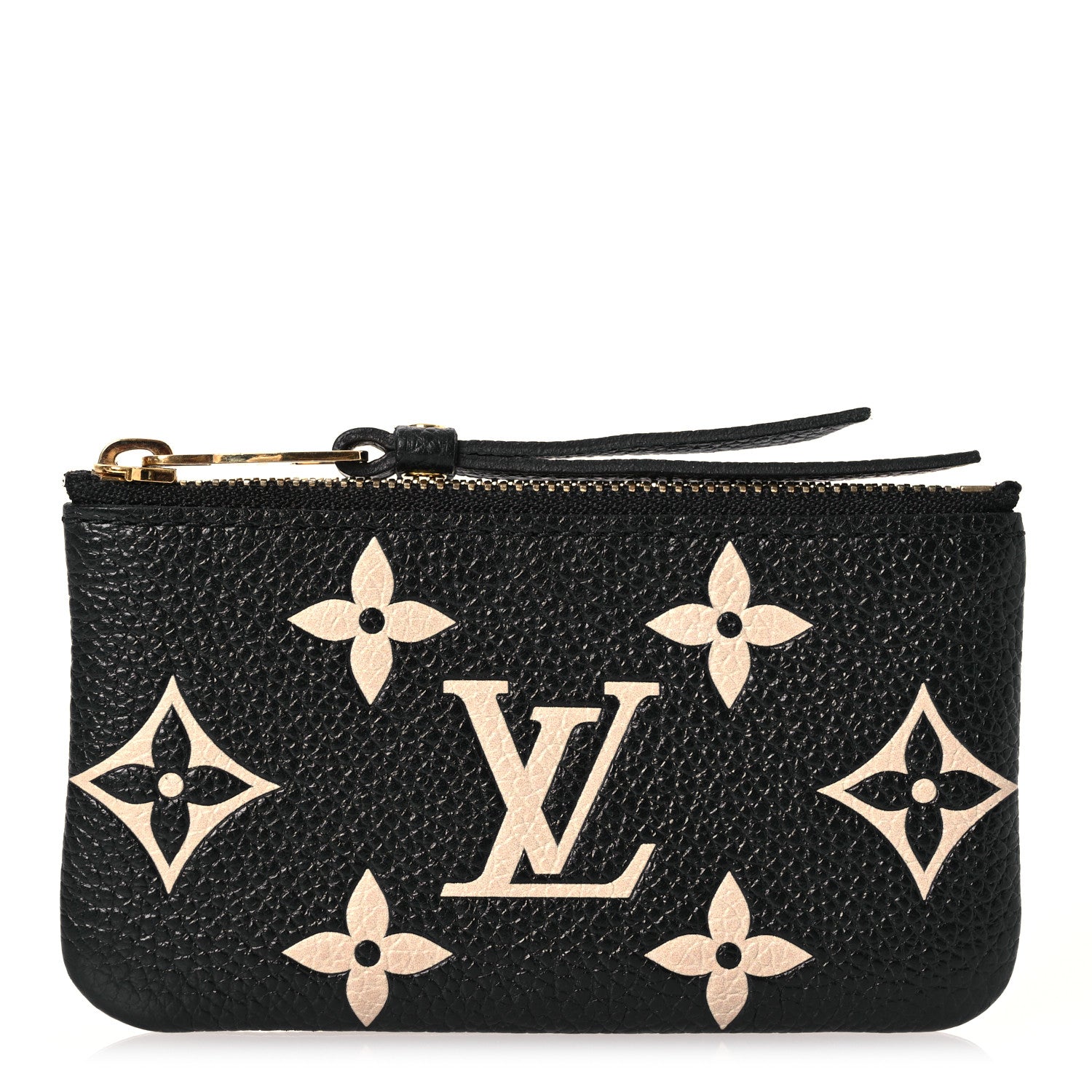 Louis Vuitton Empreinte Monogram Giant Key Pouch Black Beige 1 of 10